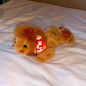Roary the Lion Original Beanie Baby